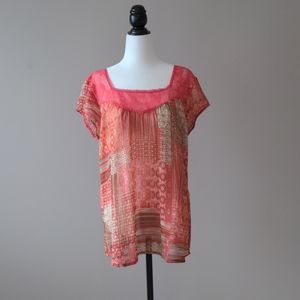 Pink Sheer Shirt - Wrapper